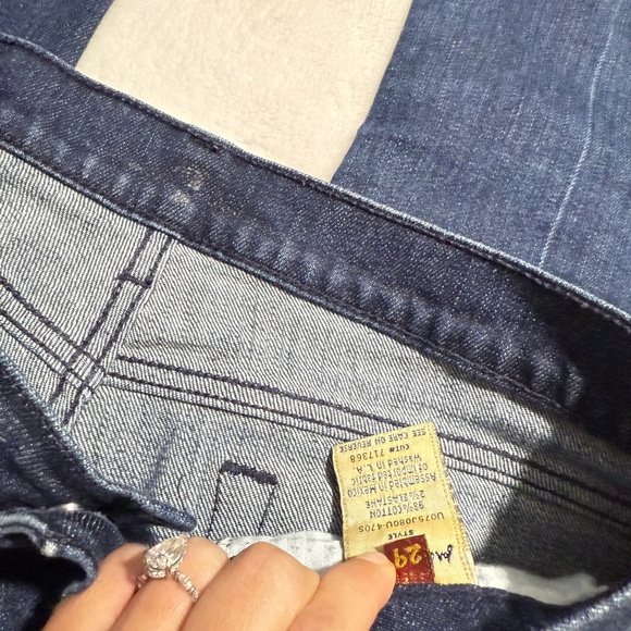 7 For All Mankind Size 29 Straight Leg Jeans - Picture 4 of 5